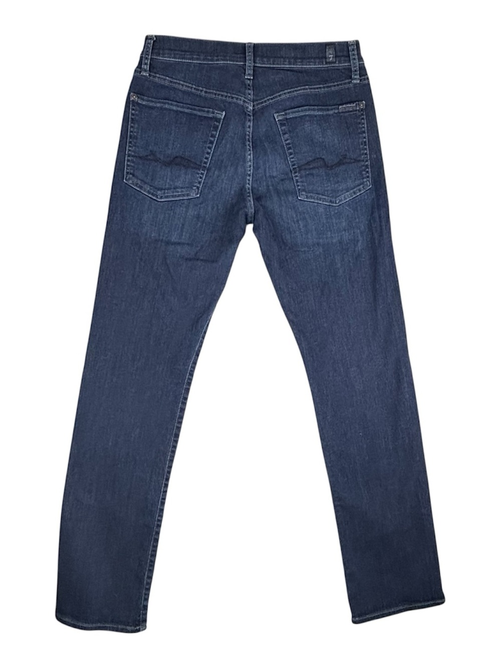 7 For All Mankind Standard Jeans Men 31x33 Blue Dark Wash Straight